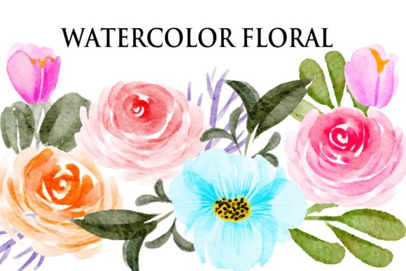 Floral Collection Watercolour EPS Review