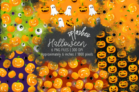 Halloween Watercolor Splashes 06: Illustrations Review