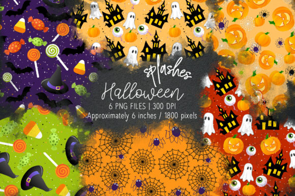 Halloween Watercolor Splashes 13: A Designer Review