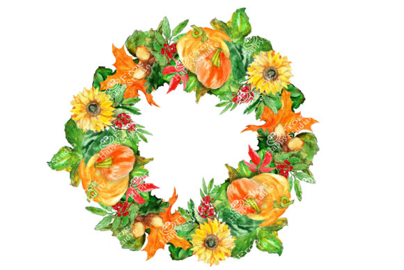 Watercolor Autumn Frame Illustrations Review
