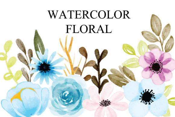 Watercolor Set Floral EPS: Illustrations Review