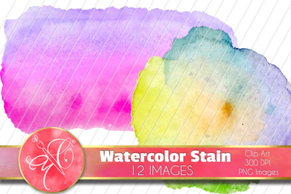Watercolor Stains Clip Art: A Designer Review
