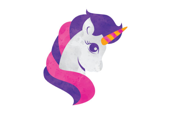 Watercolor Unicorn Illustrations for Crafters